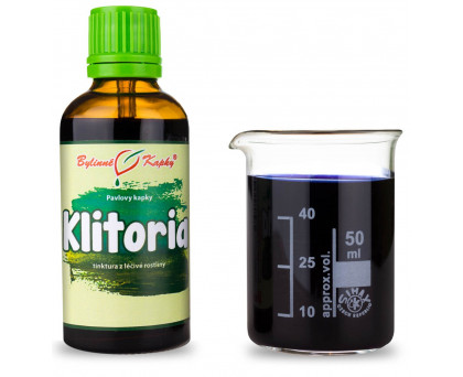 Klitoria - bylinné kapky (tinktura) 50 ml