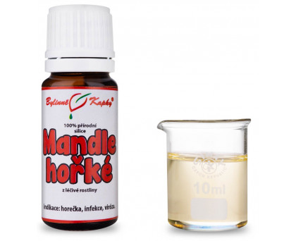 Mandle hořké - 100 % přírodní silice - esenciální (éterický) olej 10 ml 