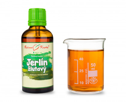 Jerlín žlutavý - bylinné kapky (tinktura)  50 ml