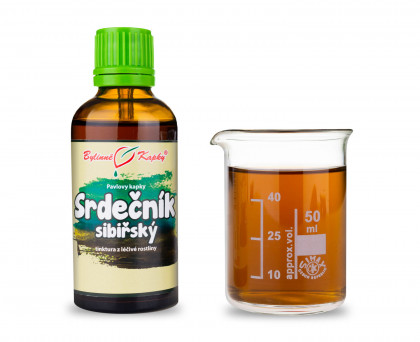 Srdečník sibiřský - bylinné kapky (tinktura) 50 ml