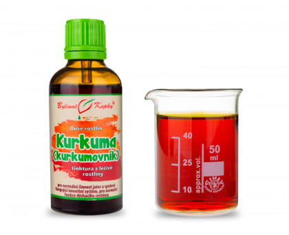 Kurkuma (kurkumovník) - kapky Duše rostlin (tinktura) 50 ml