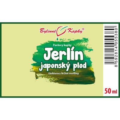 Jerlín japonský plod (Sophora - přírodní rutin) - bylinné kapky (tinktura)  50 ml