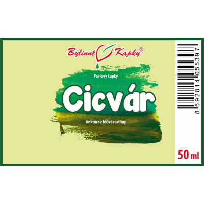 Cicvár (kurkuma citvárová, bílá kurkuma) - bylinné kapky (tinktura) 50 ml