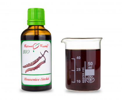 Húsenica čínska (Cordyceps) kvapky (tinktúra) 50 ml