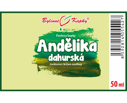 Andělika dahurská (angelika, děhel dahurský) (TCM) - bylinné kapky (tinktura) 50 ml