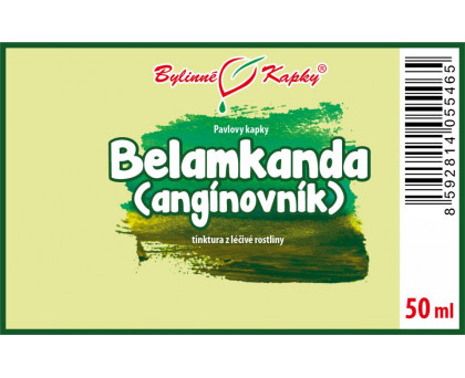 Belamkanda (angínovník) - bylinné kapky (tinktura)  50 ml