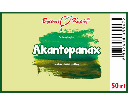 Akantopanax - bylinné kapky (tinktura) 50 ml