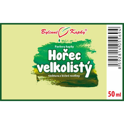 Hořec velkolistý (TCM) - Pavlovy bylinné kapky (tinktura) 50 ml