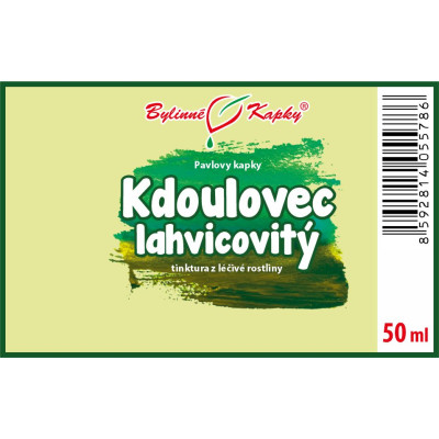 Tinktura z kdoulovce lahvicovitého|Kdoulovec lahvicovitý|Fytoterapia|Bylinné kvapky|Pavlove tinktúry|MU GUA