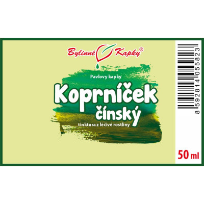 Tinktura z koprníčku čínského|Koprníček čínský|Fytoterapia|Bylinné kvapky|Pavlove tinktúry|GAO BEN