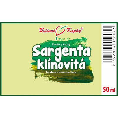 Sargenta (TCM) - Pavlovy bylinné kapky (tinktura) 50 ml