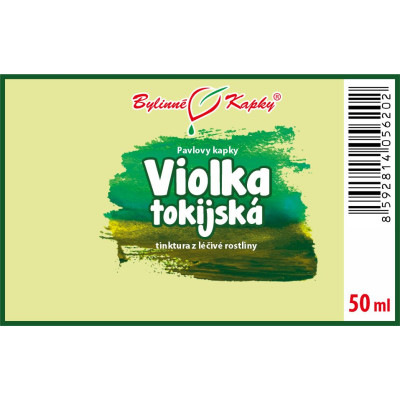 Tinktura z violky tokijské|Violka tokijská|Fytoterapia|Bylinné kvapky|Pavlove tinktúry|ZI HUA DI DING