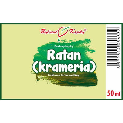 Ratan (krameria) - Pavlovy bylinné kapky