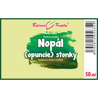 Nopál (opuncie) stonky - Pavlovy bylinné kapky (tinktura)