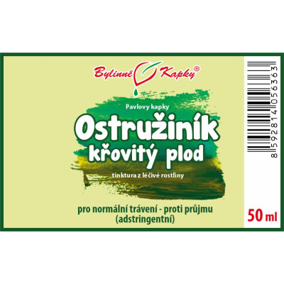 Bylinná tinktúra z listu černica|Fytoterapia|Bylinné kvapky