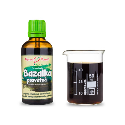 Bazalka posvátná kapky (tinktura)  50 ml