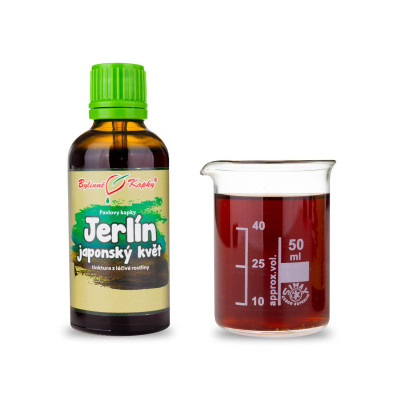 Jerlín japonský květ (Sophora - přírodní rutin) - bylinné kapky (tinktura)  50 ml
