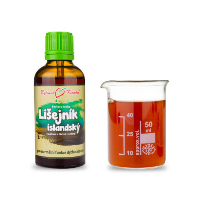 Lišejník islandský kapky (tinktura) 50 ml
