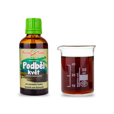 Podběl - bylinné kapky (tinktura) 50 ml