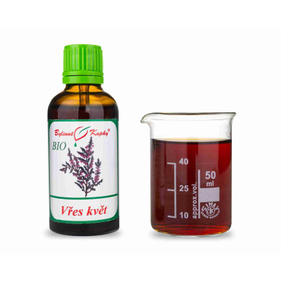 Vřes květ BIO - bylinné kapky (tinktura) 50 ml