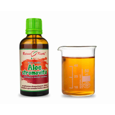 Aloe stromovitá - kapky Duše rostlin (tinktura) 50 ml