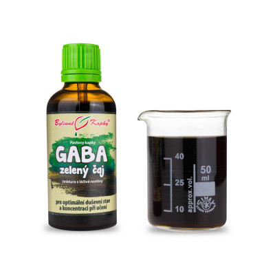 GABA zelený čaj - bylinné kapky (tinktura) 50 ml