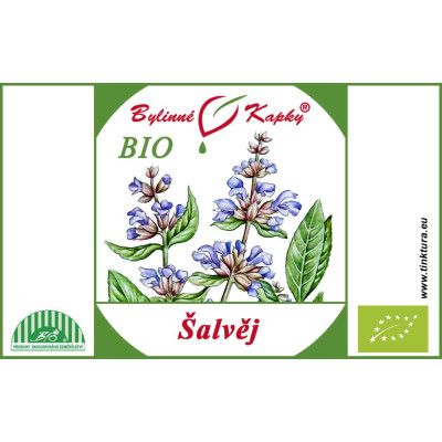 Šalvěj BIO kapky (tinktura) 50 ml