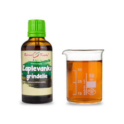Zaplevanka (grindelie) - bylinné kapky (tinktura) 50 ml