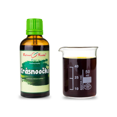 Bylinná tinktúra z krásnoočka|Krásnoočko|Fytoterapia|Bylinné kvapky