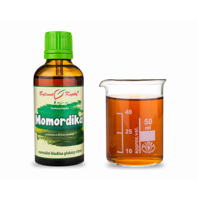 Momordika (hořká okurka) - bylinné kapky (tinktura) 50 ml