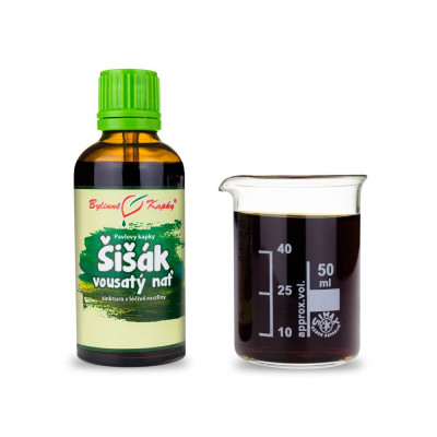 Šišák vousatý nať - bylinné kapky (tinktura) 50 ml