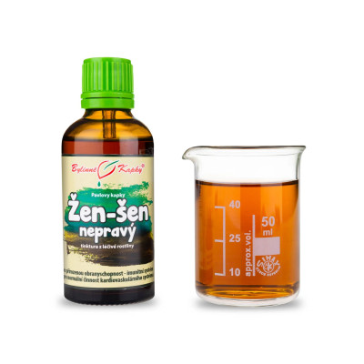 Žen-šen (ženšen) nepravý - bylinné kapky (tinktura) 50 ml