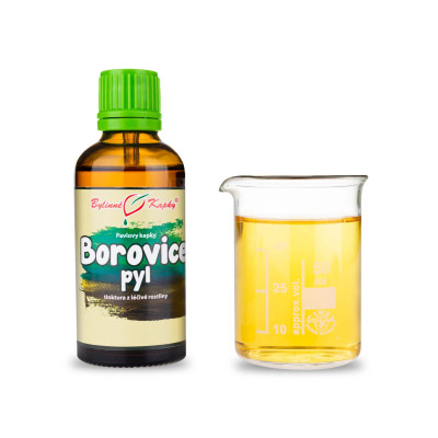 Tinktúra z borovicového peľu|Borovicový peľ|Pine pollen|Bylinné kvapky