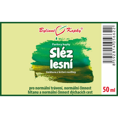 Sléz lesní tinktura 50 ml | Pavlovy bylinné kapky