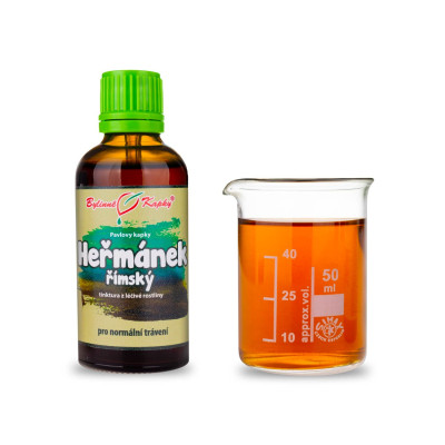 Heřmánek římský (rmenec sličný) tinktura 50 ml |Pavlovy bylinné kapky