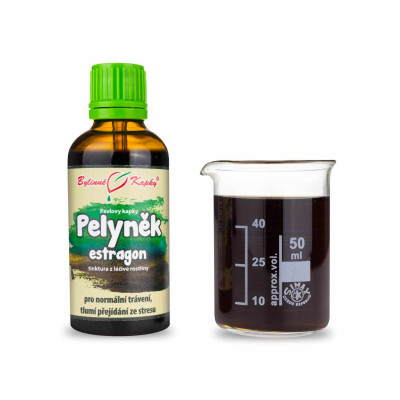 Tinktúra z paliny|Peľina estragón-kozalec|Fytoterapia|Bylinné kvapky