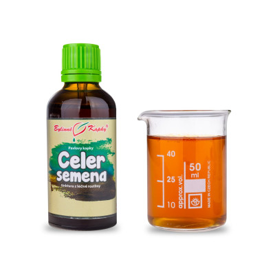 Celer semena tinktura 50 ml |Pavlovy bylinné kapky
